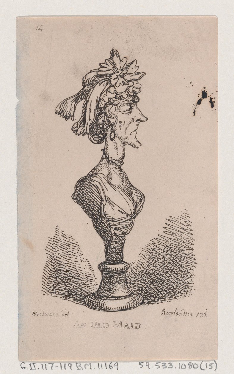 Stará panna, 1808., 1808. od Thomas Rowlandson