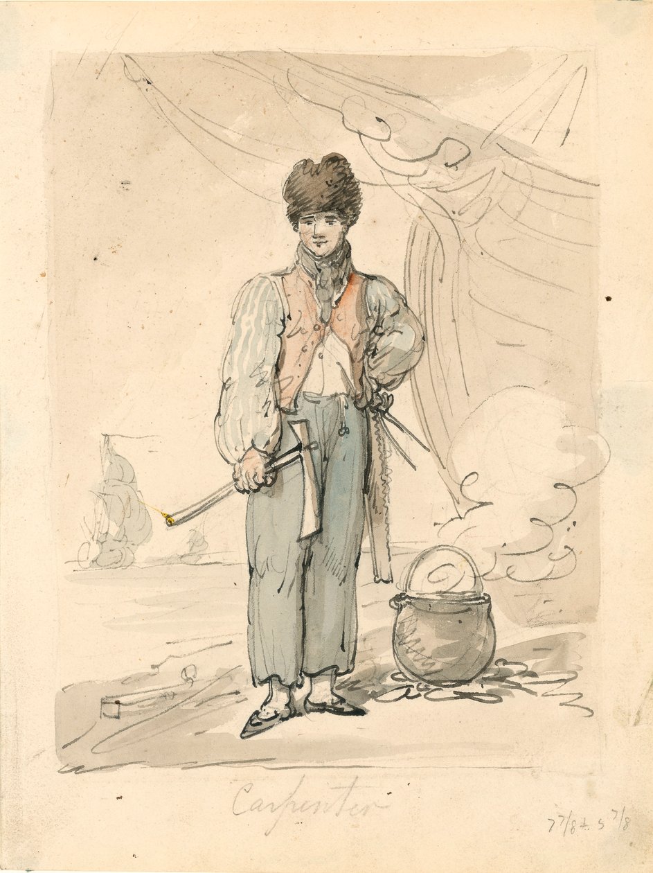 Tesař od Thomas Rowlandson
