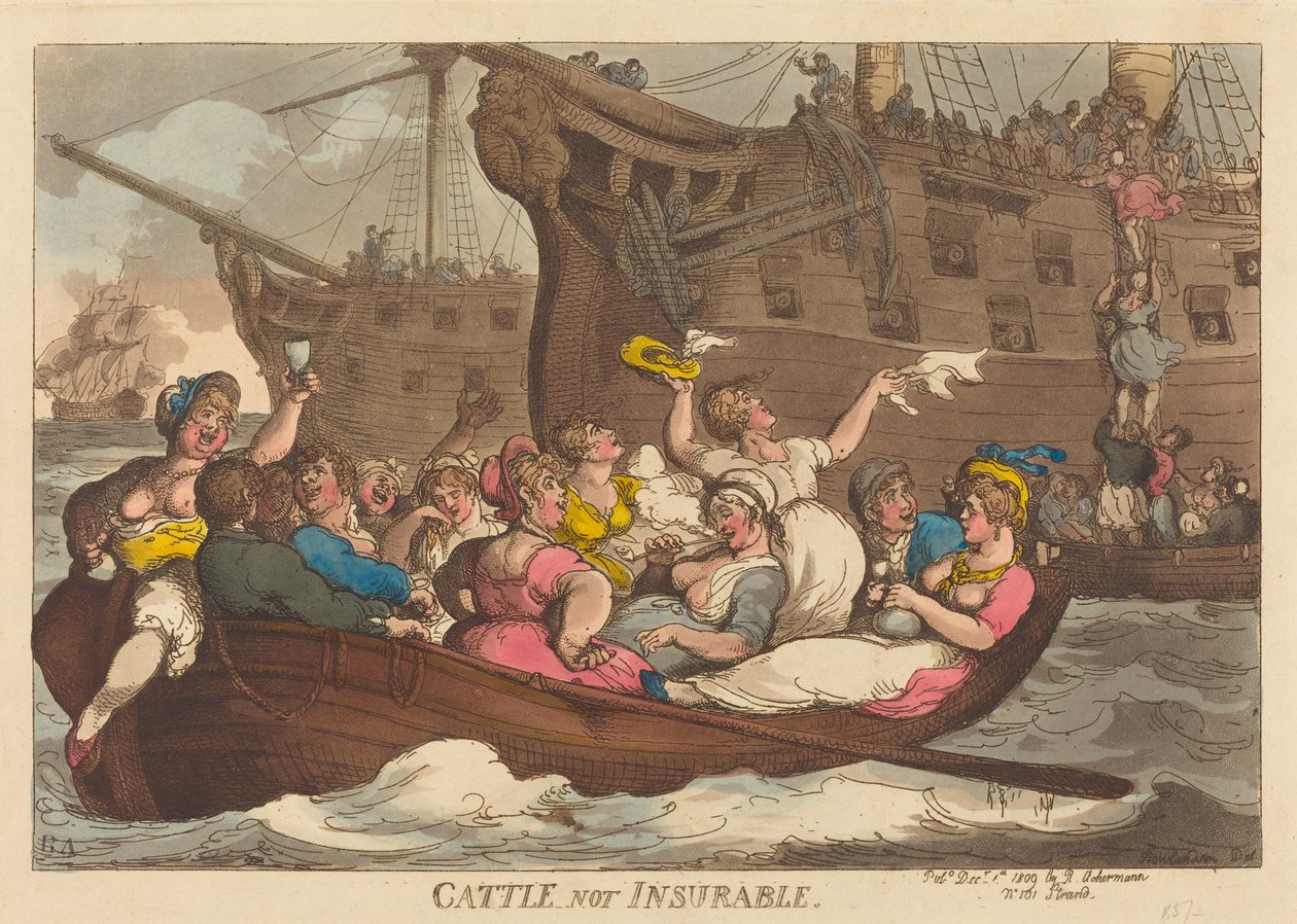 Dobytek není pojistitelný od Thomas Rowlandson