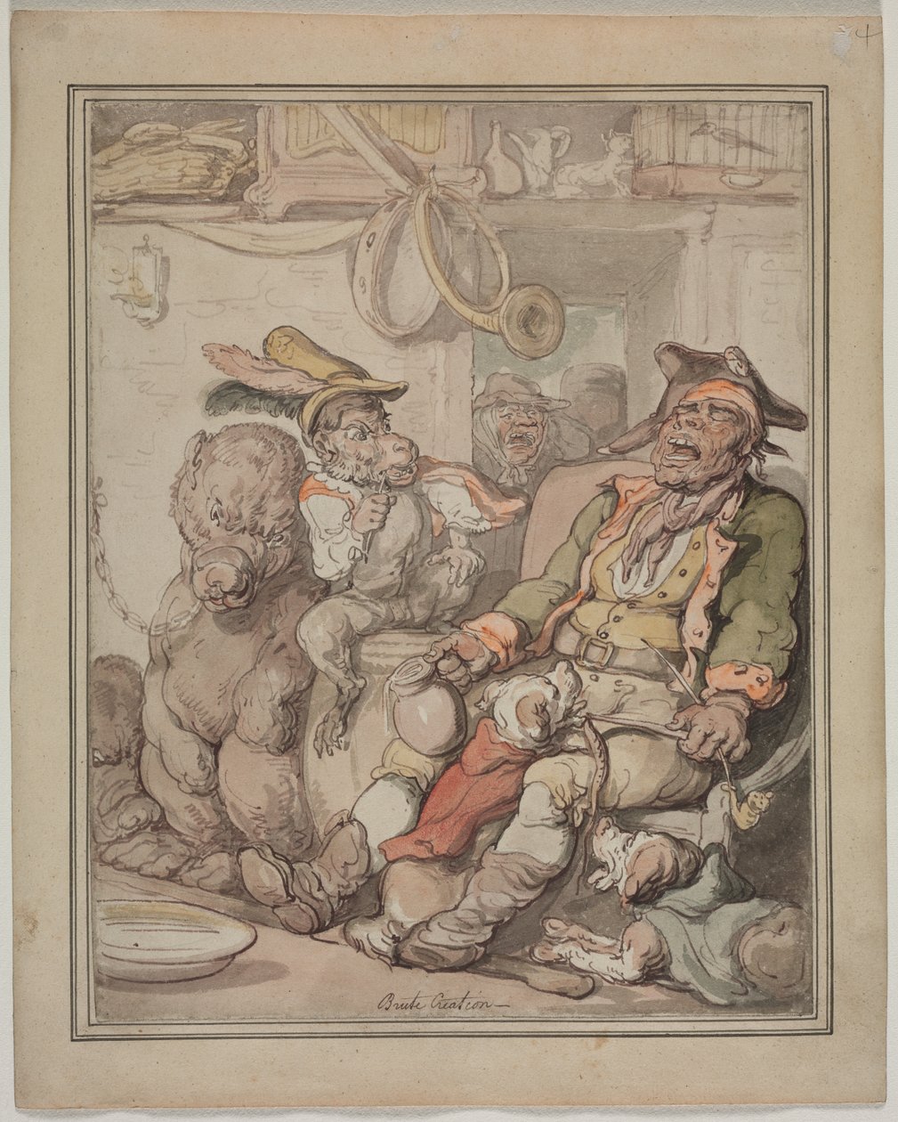 Srovnávací anatomická studie, c. 1810-1820. od Thomas Rowlandson