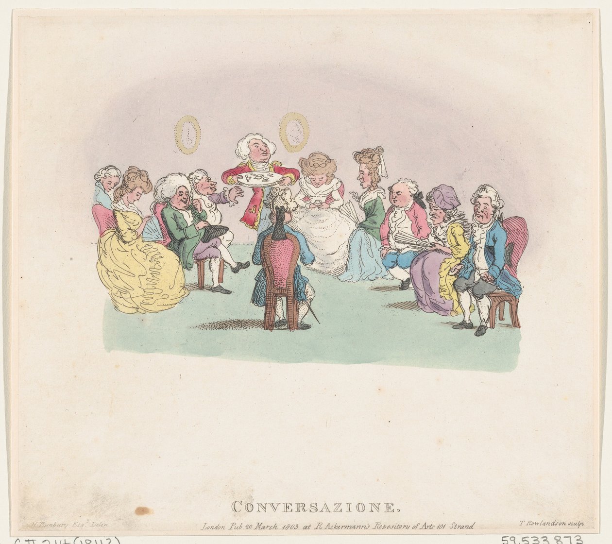 Rozhovor, 20. března 1803., 20. března 1803. od Thomas Rowlandson