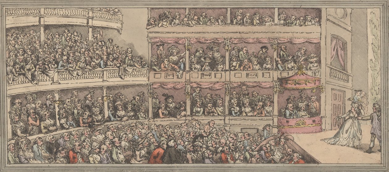 Divadlo Covent Garden, 1792., 1792. od Thomas Rowlandson