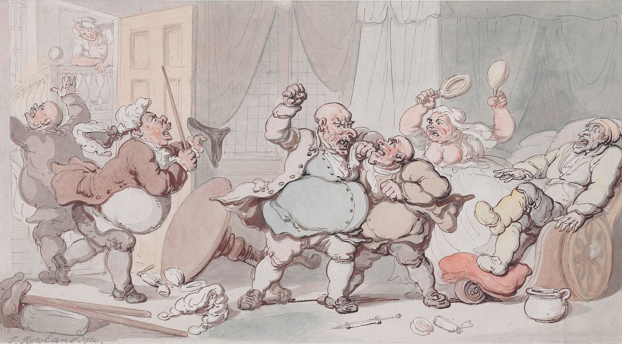 Lékaři se liší od Thomas Rowlandson
