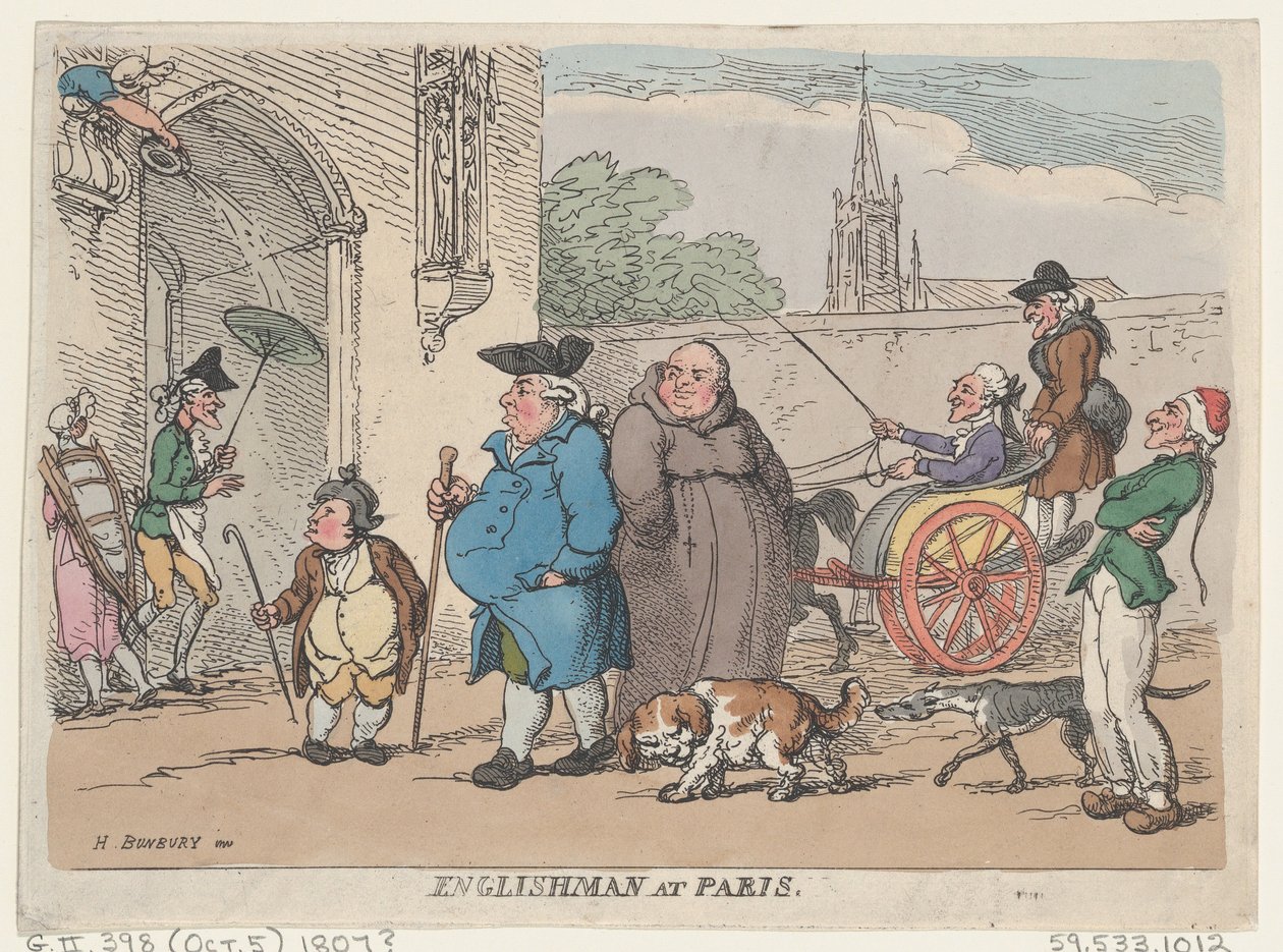 Angličan v Paříži, 1807., 1807. od Thomas Rowlandson