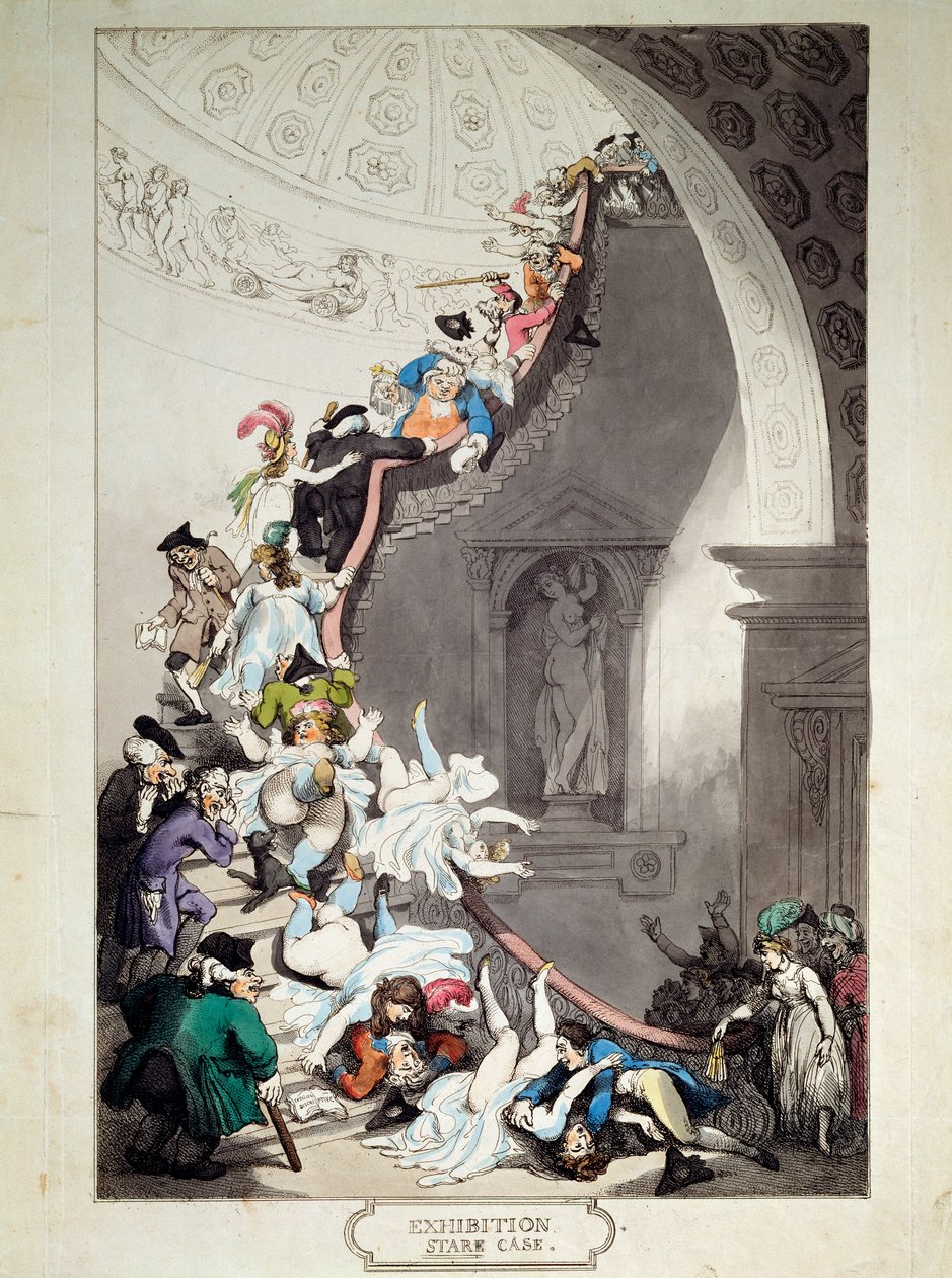 Výstava Stare Case, 1811. od Thomas Rowlandson