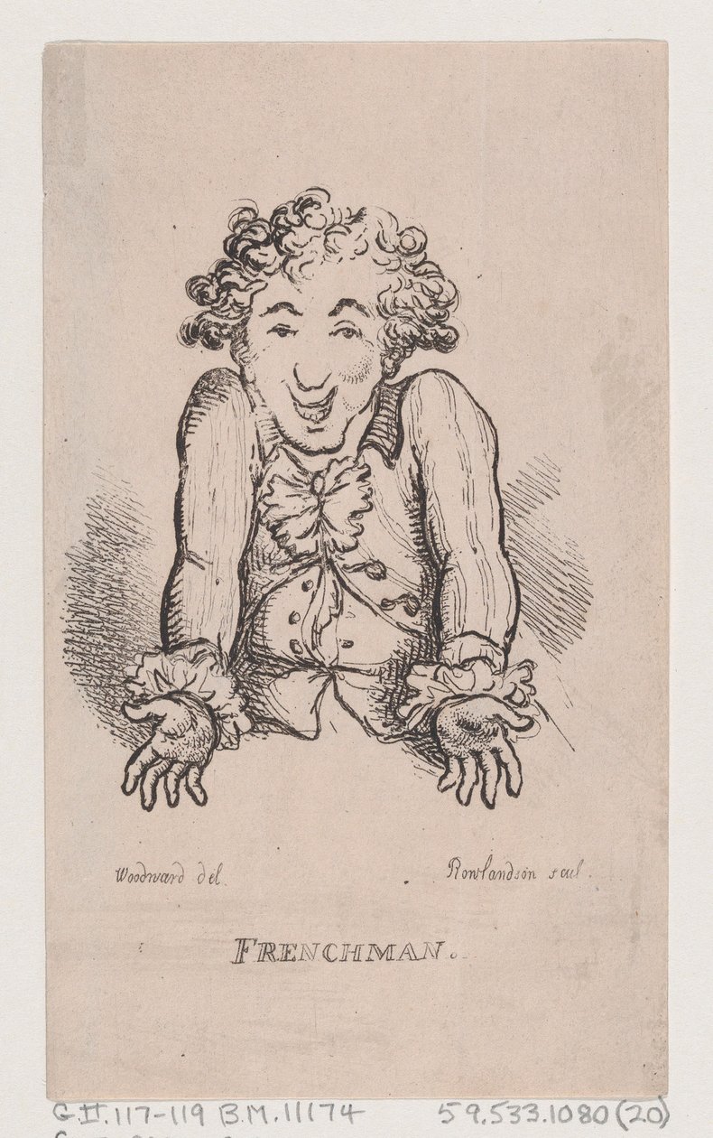 Francouz, duben 1808, duben 1808. od Thomas Rowlandson