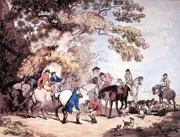 Jít ven ráno od Thomas Rowlandson
