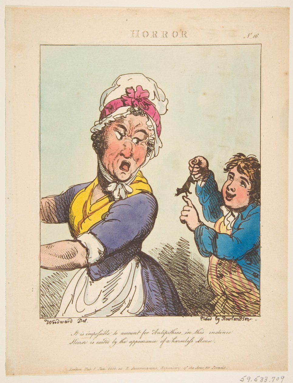 Hrůza, 21. ledna 1800. od Thomas Rowlandson