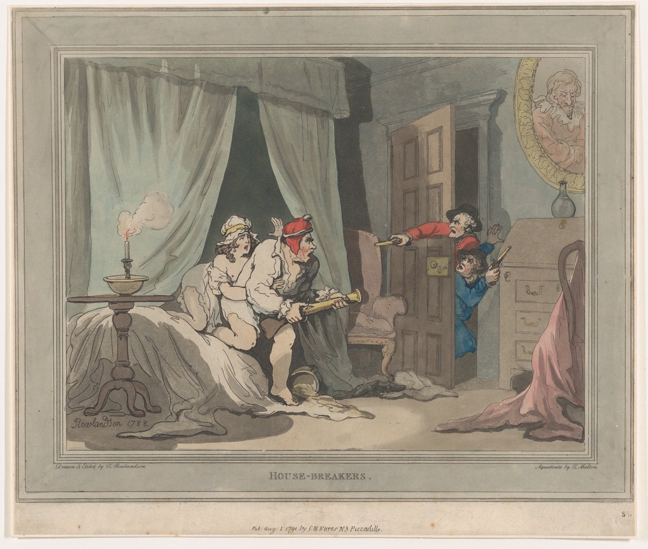 House-Breakers, 1. srpna 1791, 1. srpna 1791 od Thomas Rowlandson
