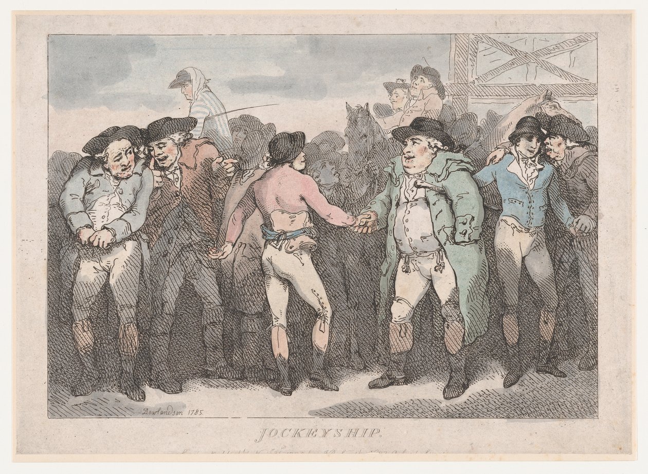 Jockeyship, 31. listopadu 1785., 31. listopadu 1785. od Thomas Rowlandson