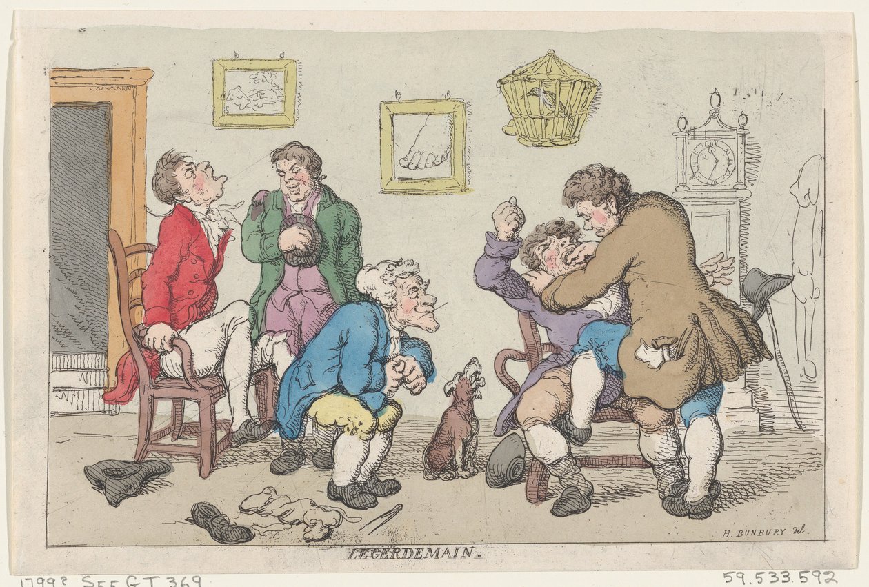 Legerdemain, 1799., 1799. od Thomas Rowlandson