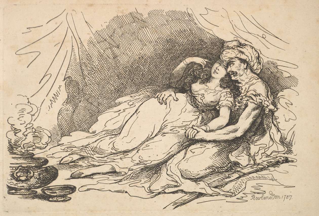Láska na východě, 1787. od Thomas Rowlandson