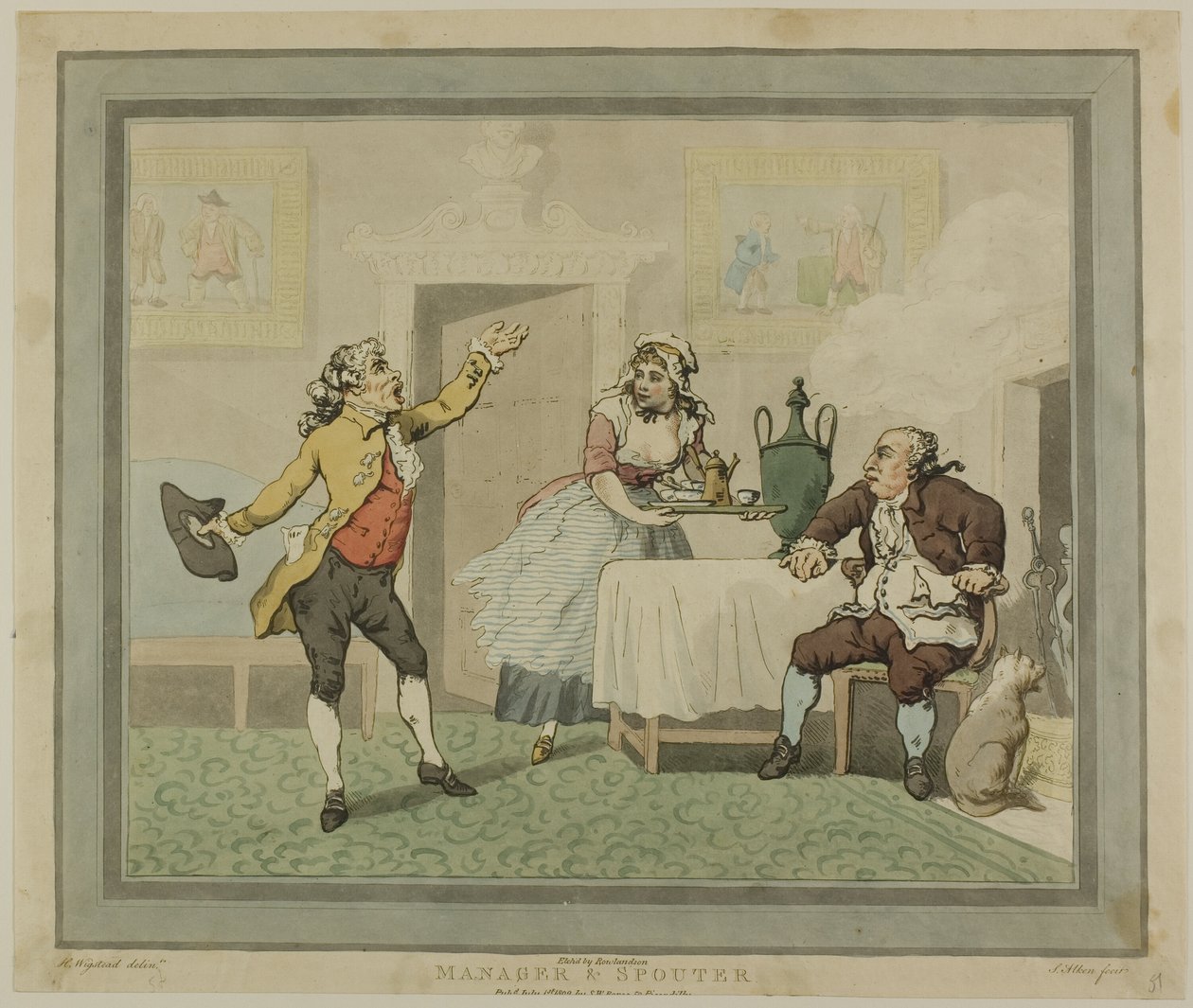 Manažer a rozprašovač od Thomas Rowlandson