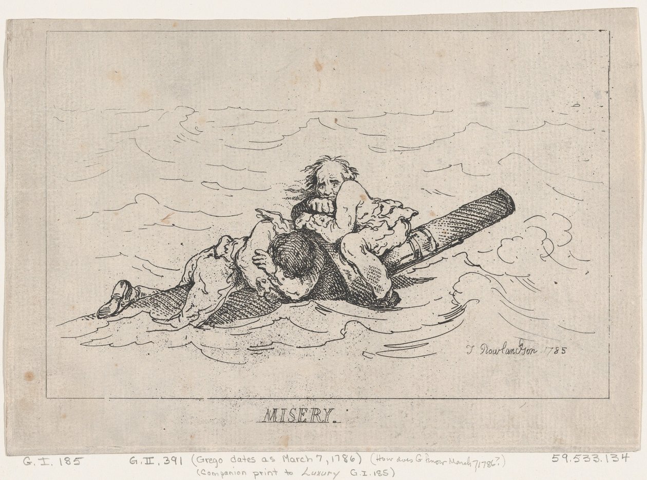 Bída, 1785., 1785. od Thomas Rowlandson