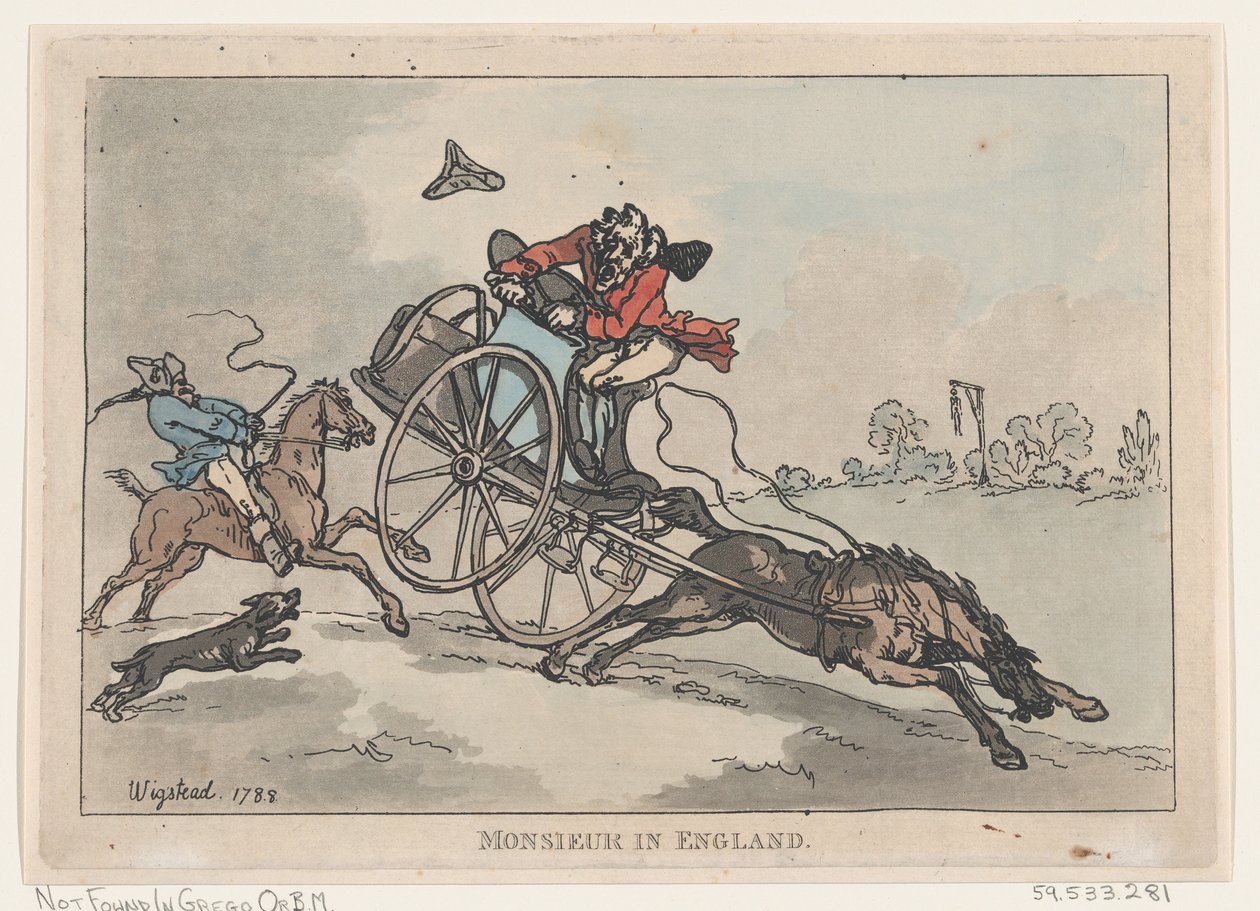Monsieur v Anglii, 1788., 1788. od Thomas Rowlandson