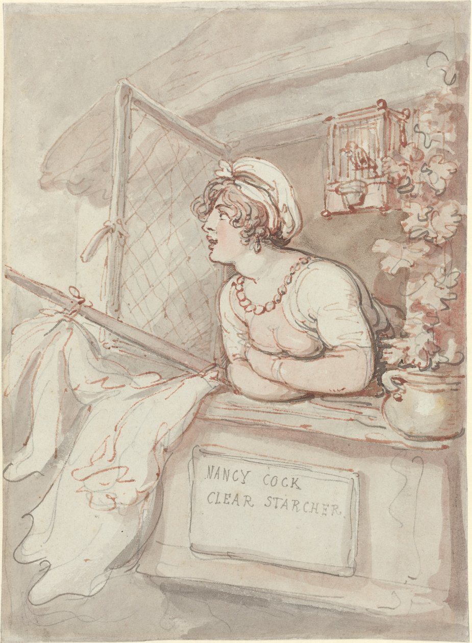 Nancy Cock - Clear Starcher od Thomas Rowlandson