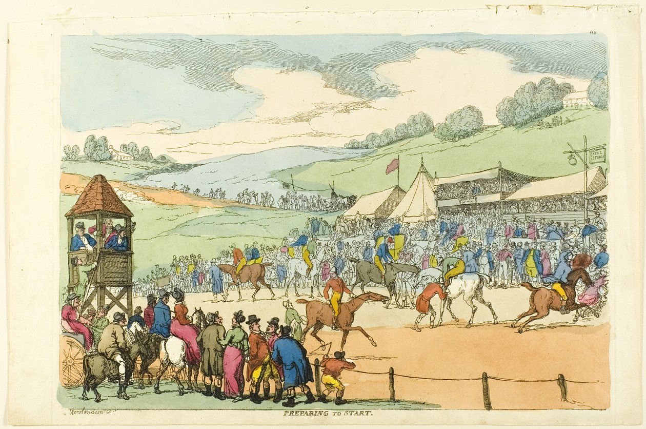 Příprava ke spuštění od Thomas Rowlandson