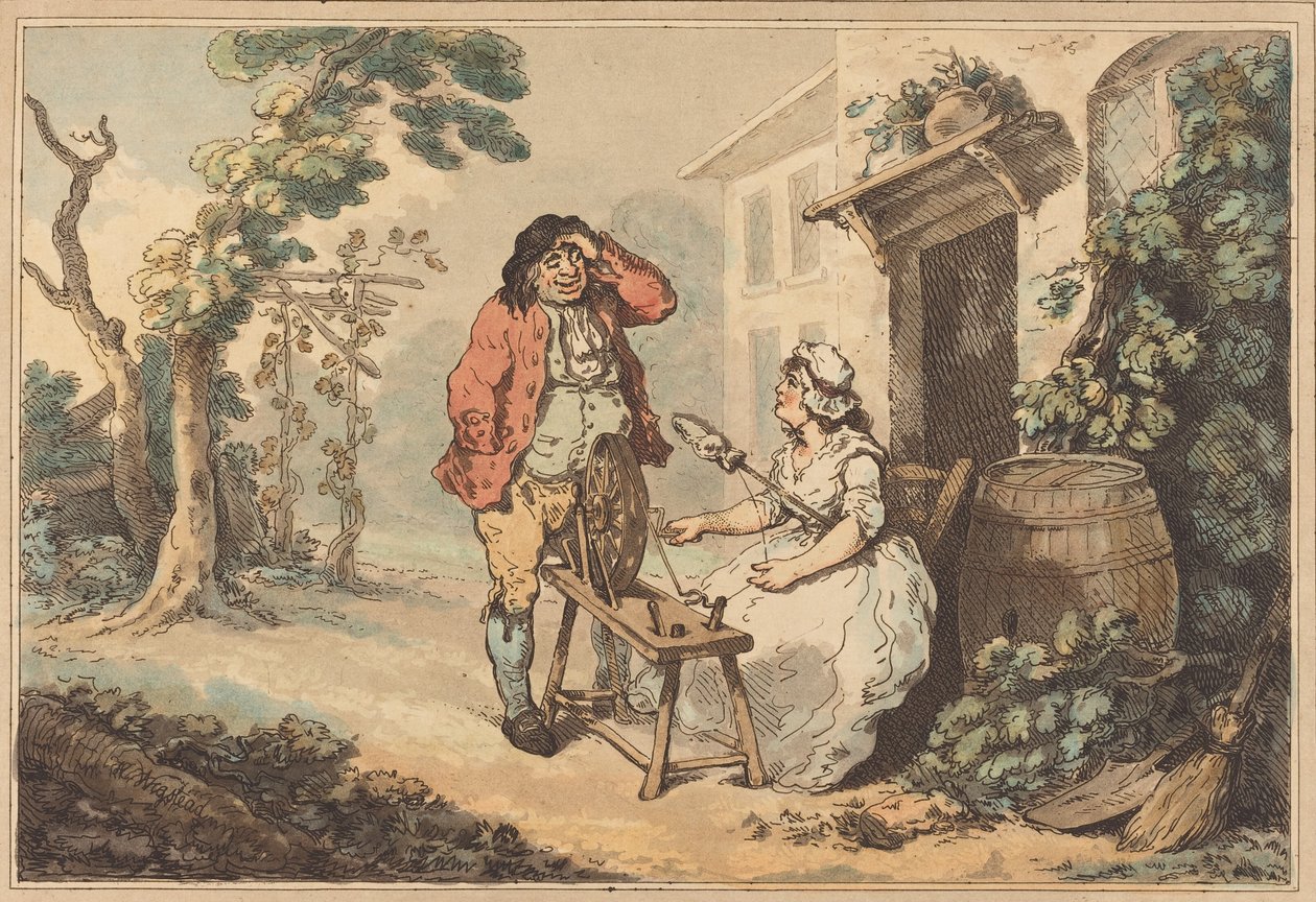 Rustikální námluvy, 1785. od Thomas Rowlandson