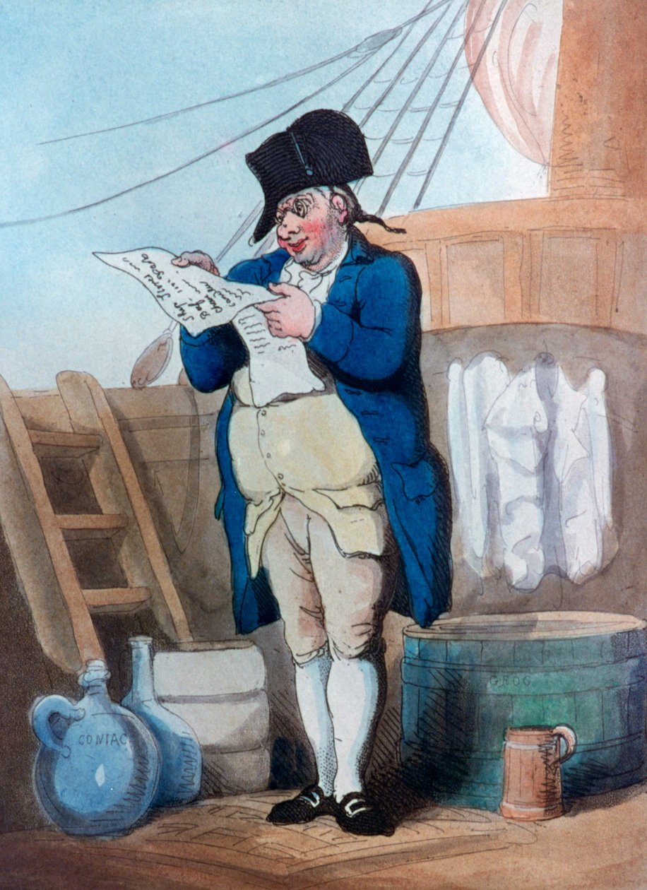 Prodavač lodních obchodů, 1799 od Thomas Rowlandson