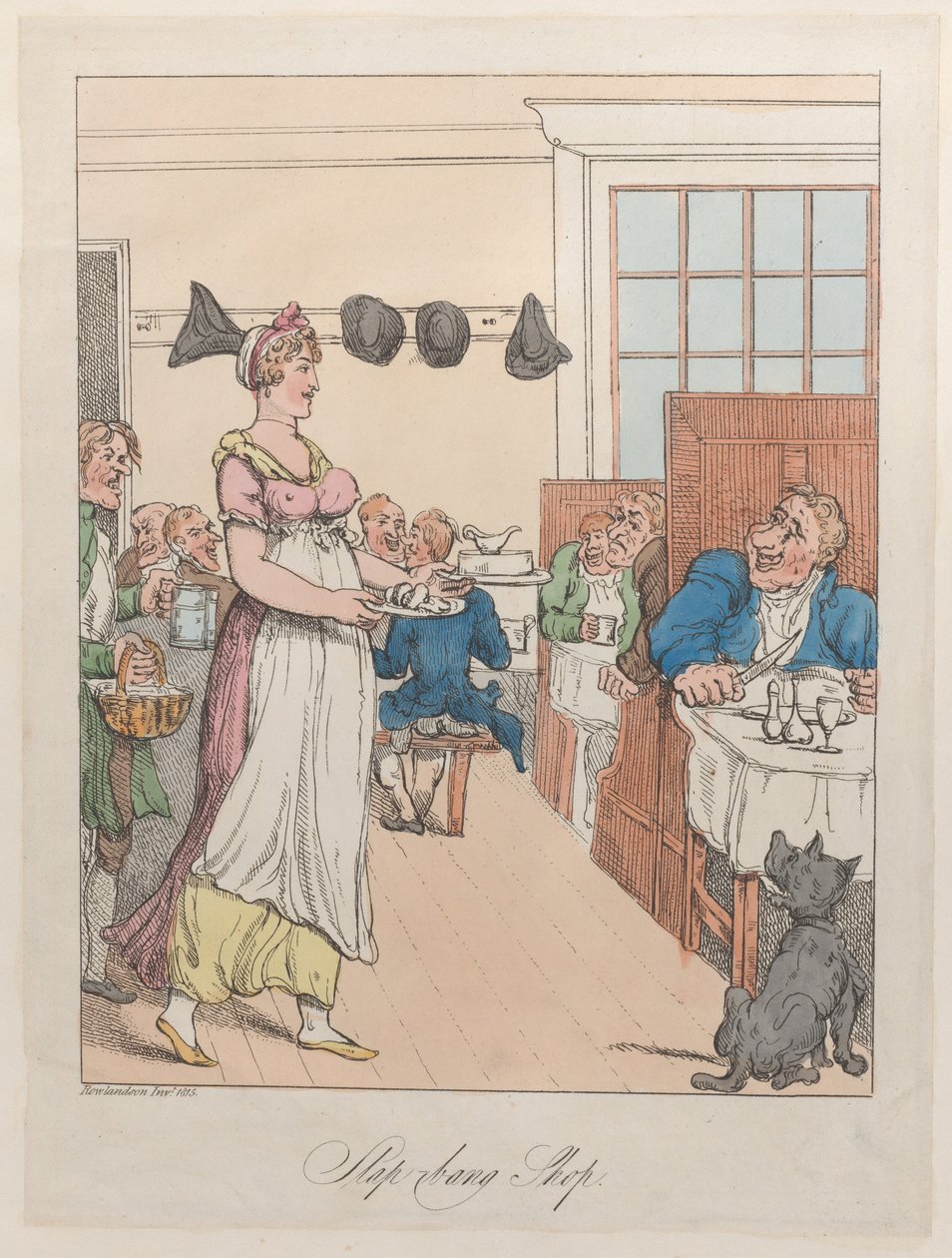 Slap-Bang Shop, 1815., 1815. od Thomas Rowlandson
