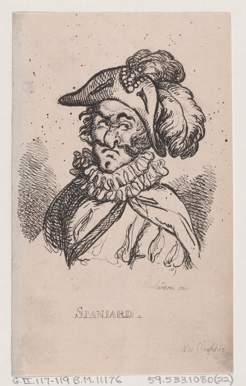 Španěl, duben 1808, duben 1808. od Thomas Rowlandson