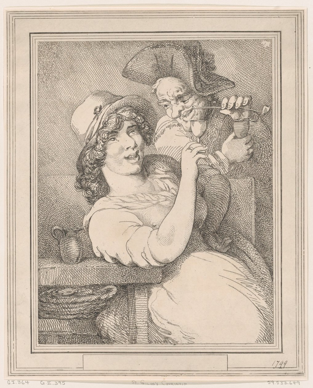 Námluvy svatého Jiljí, 1799., 1799. od Thomas Rowlandson