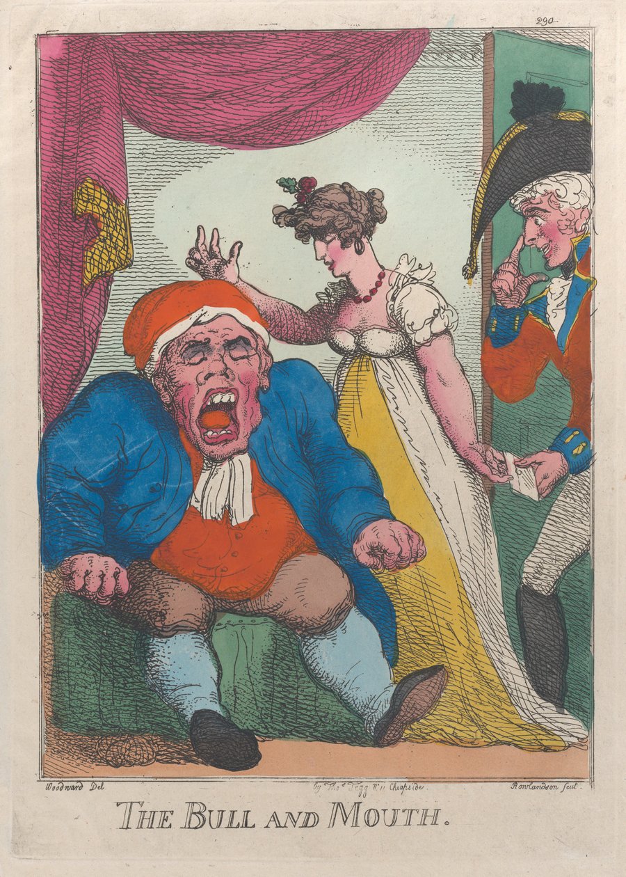 Býk a ústa, 1808-09., 1808-09. od Thomas Rowlandson