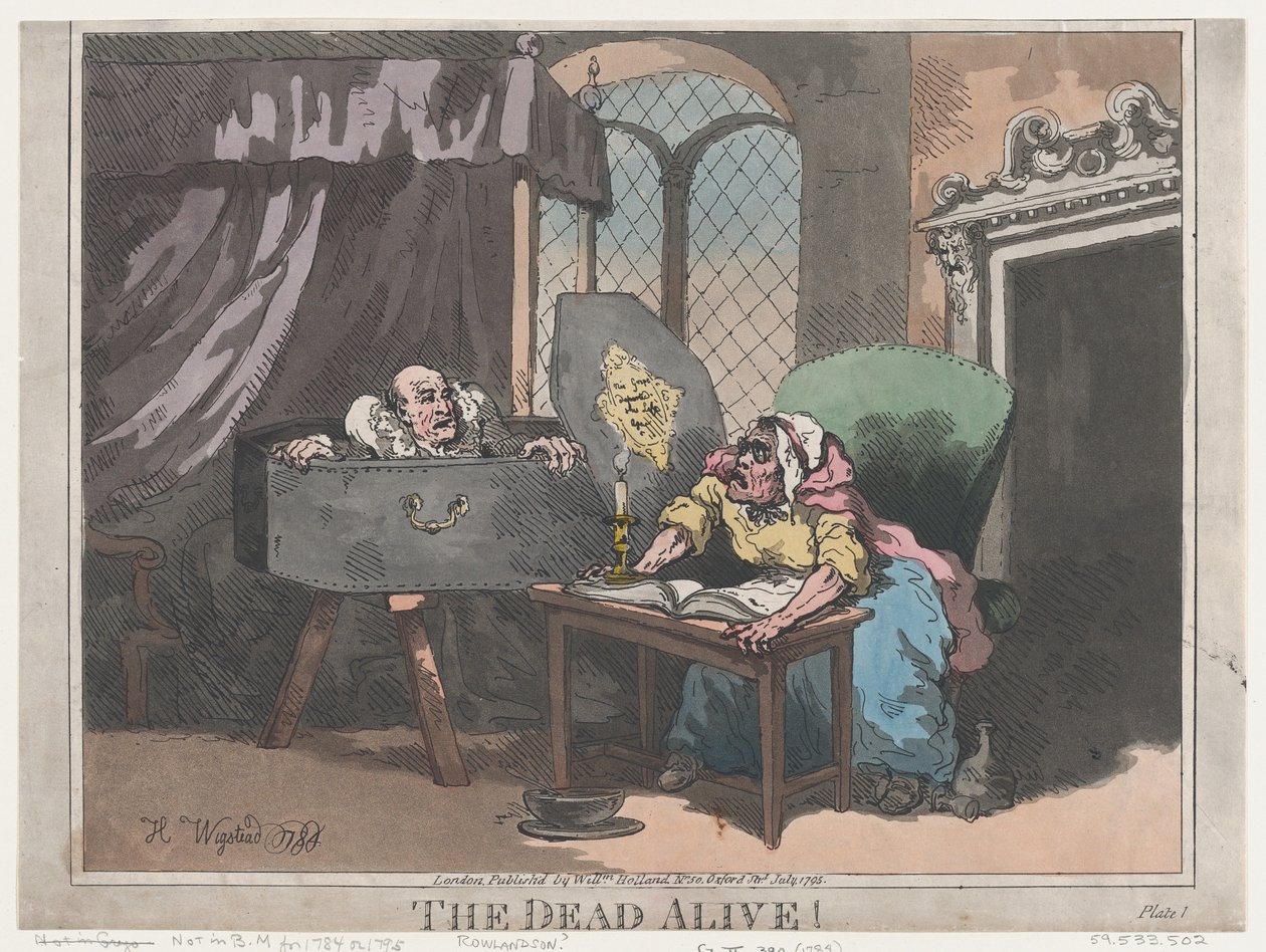 The Dead Alive!, červenec 1795, červenec 1795. od Thomas Rowlandson