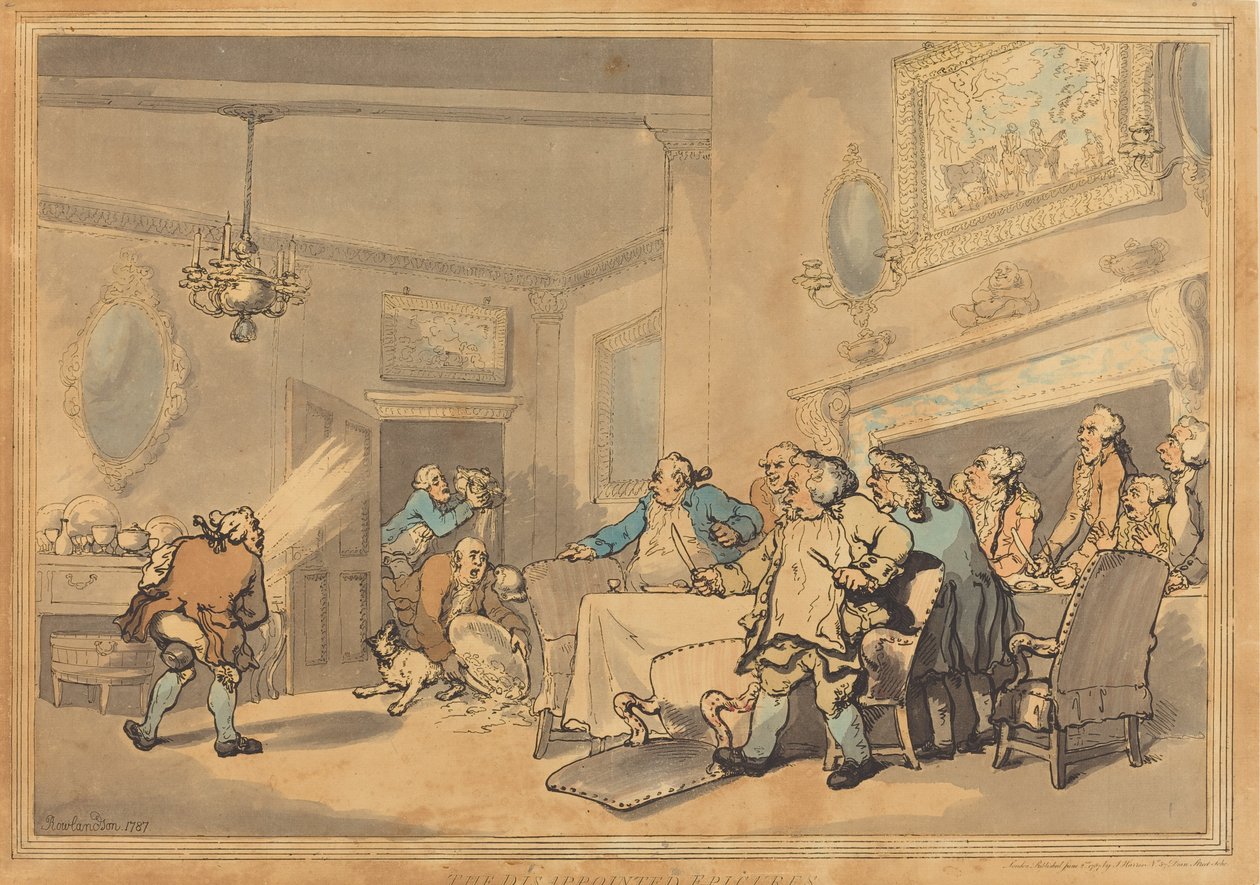 The Disappointed Epicures, 1787. od Thomas Rowlandson