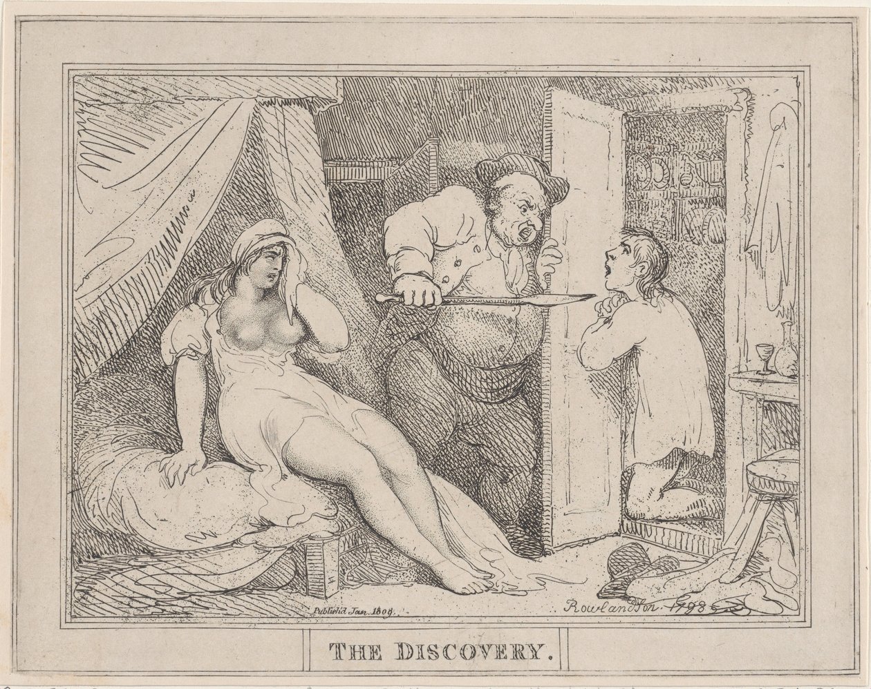 Objev, leden 1809, leden 1809. od Thomas Rowlandson