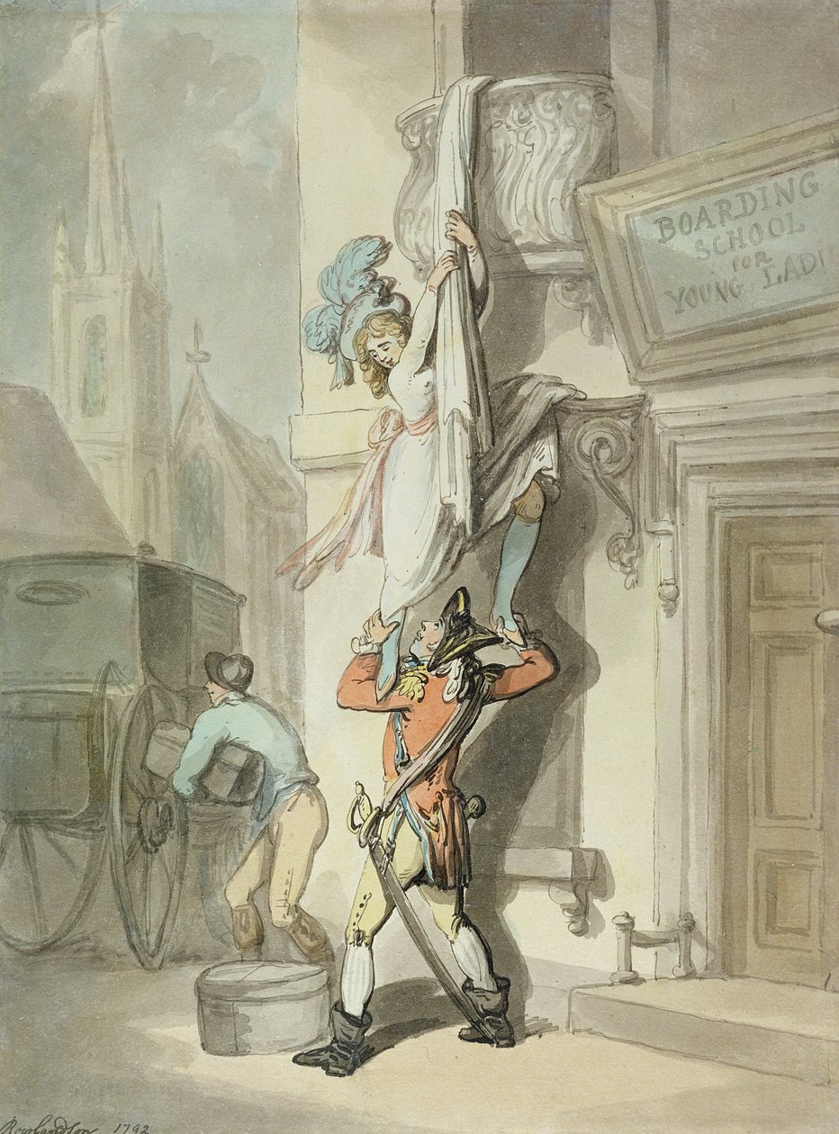 Útěk od Thomas Rowlandson