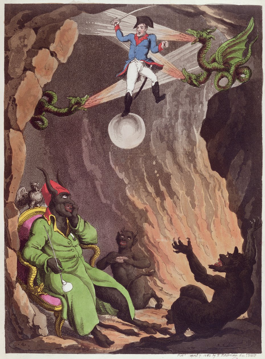 Let Bonaparta z Hell-Bay, 1815 od Thomas Rowlandson