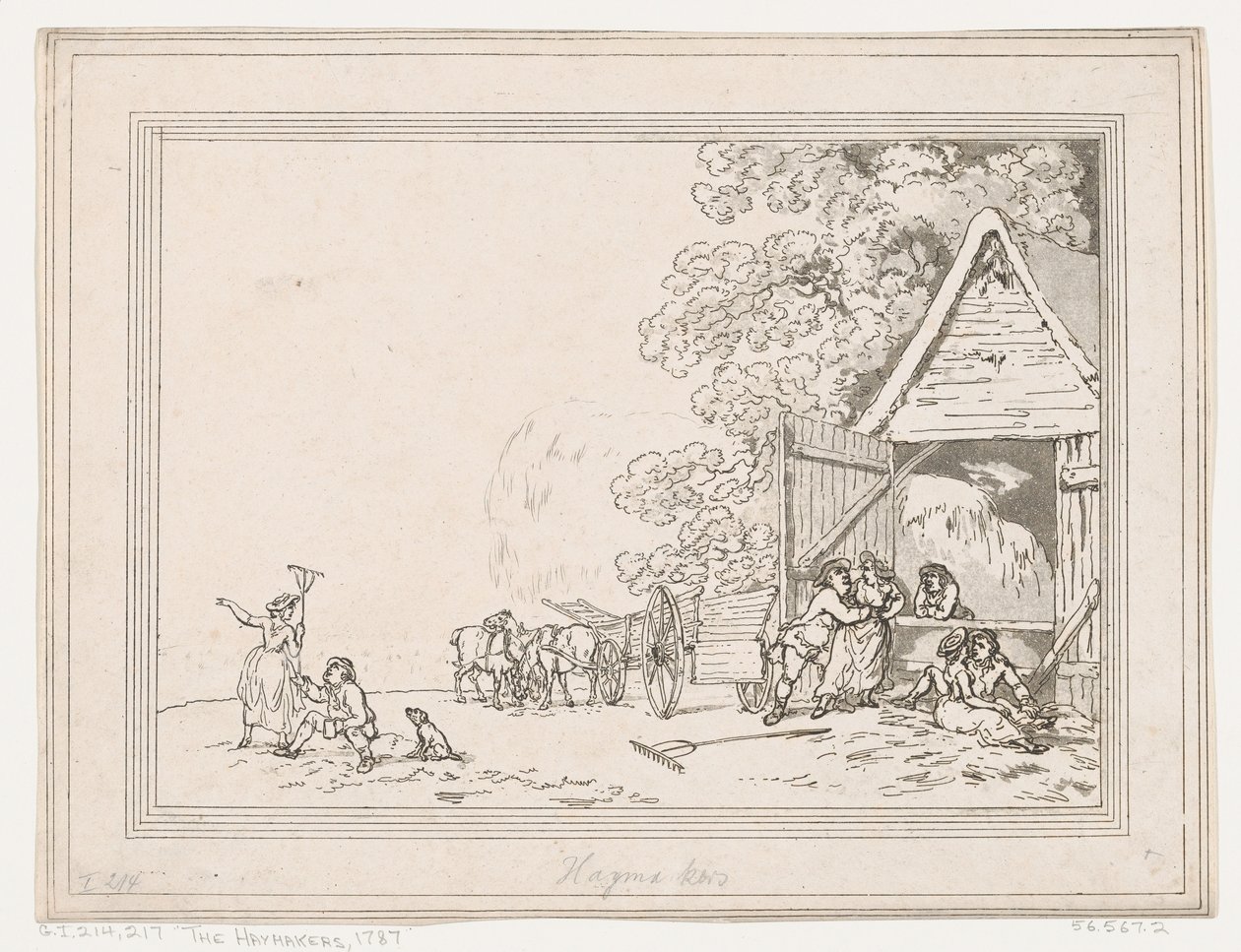 Haymakers, 1787., 1787. od Thomas Rowlandson