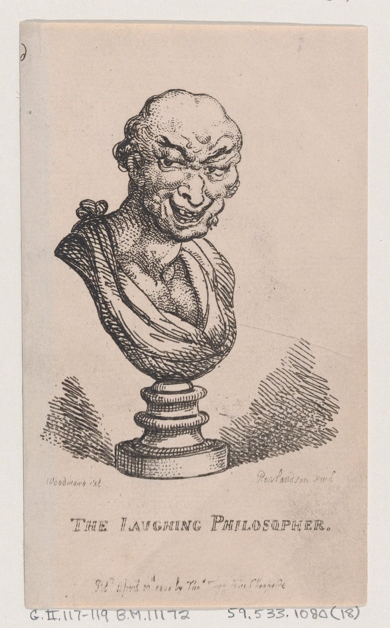 Smějící se filozof, 1808., 1808. od Thomas Rowlandson