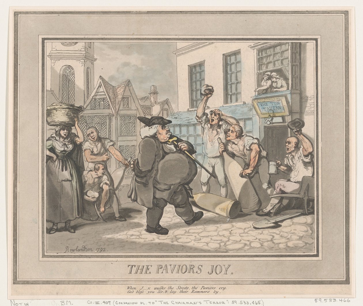 Paviorova radost, 1792., 1792. od Thomas Rowlandson