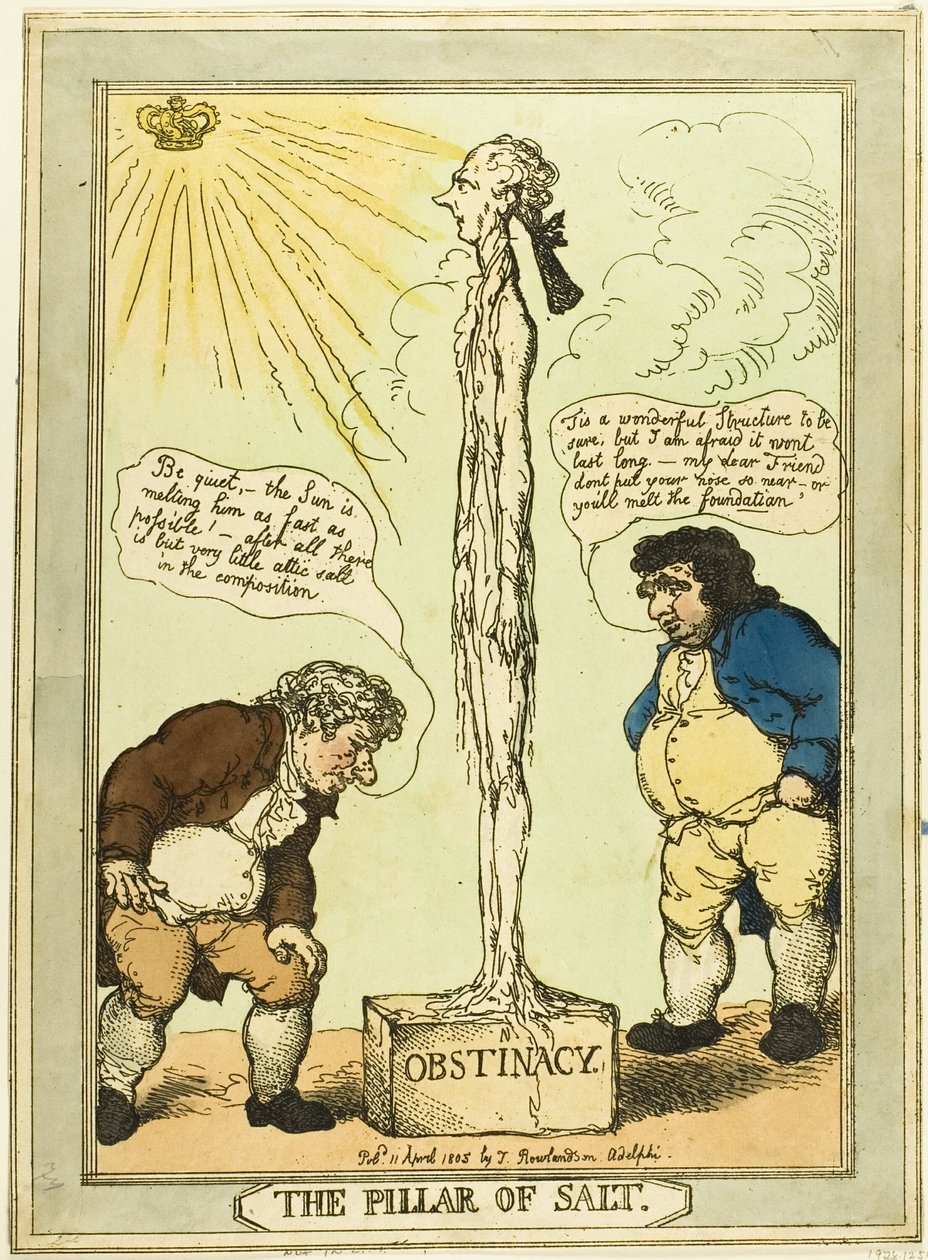 Solný sloup od Thomas Rowlandson