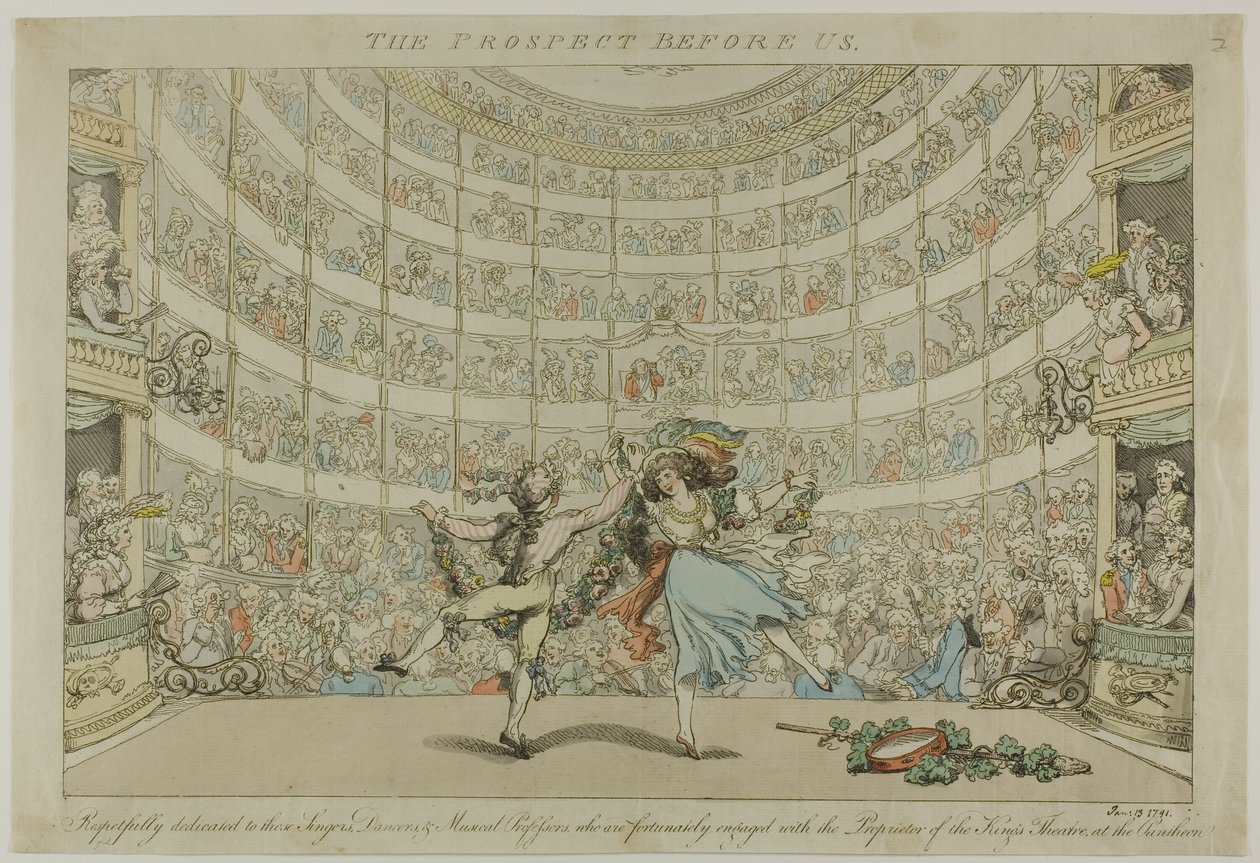 Vyhlídka před námi od Thomas Rowlandson