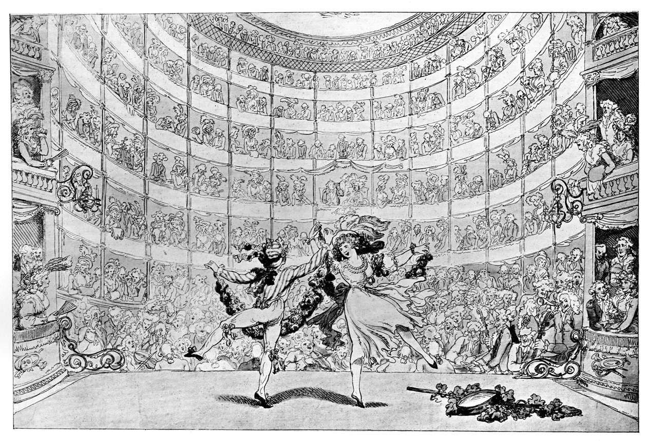 Vyhlídka před námi, 1791. od Thomas Rowlandson