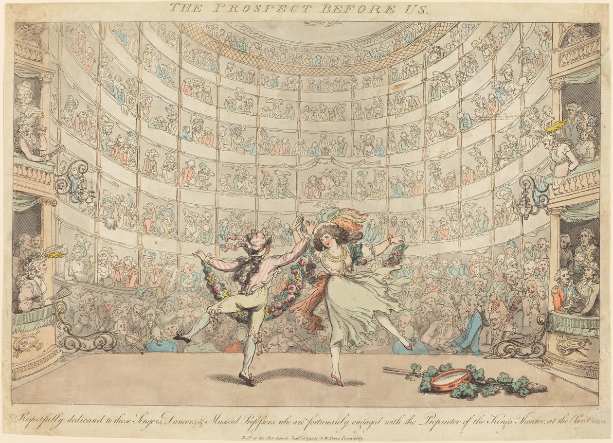 Vyhlídka před námi, č. 2 od Thomas Rowlandson