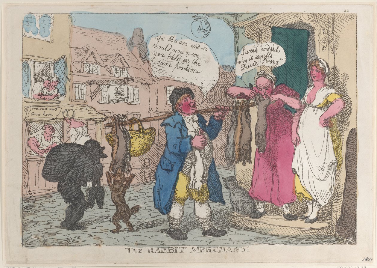 Králičí obchodník, 1810., 1810. od Thomas Rowlandson