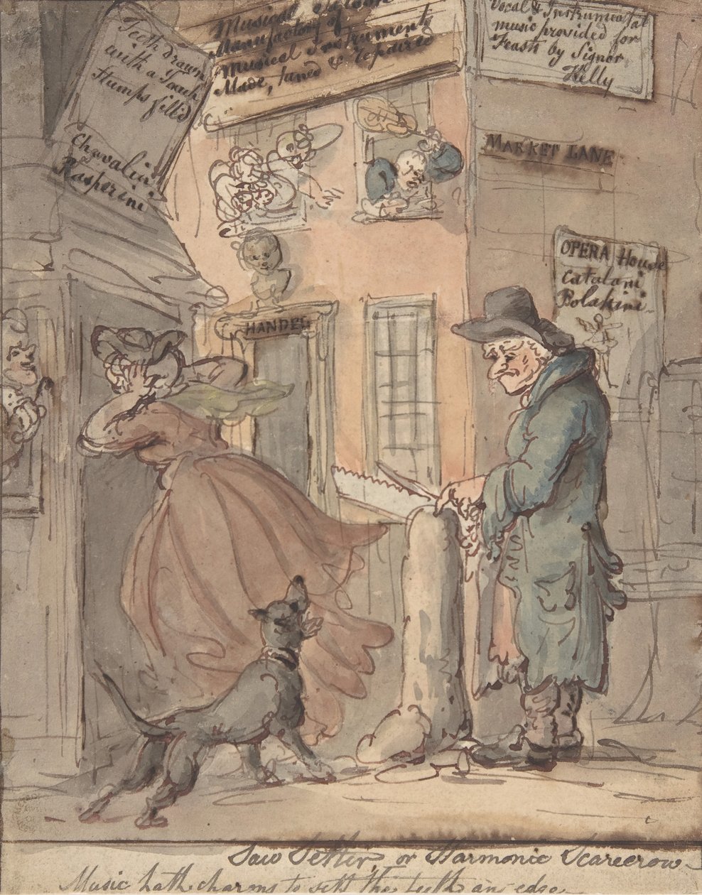 The Saw-Setter, 1780-1827. od Thomas Rowlandson
