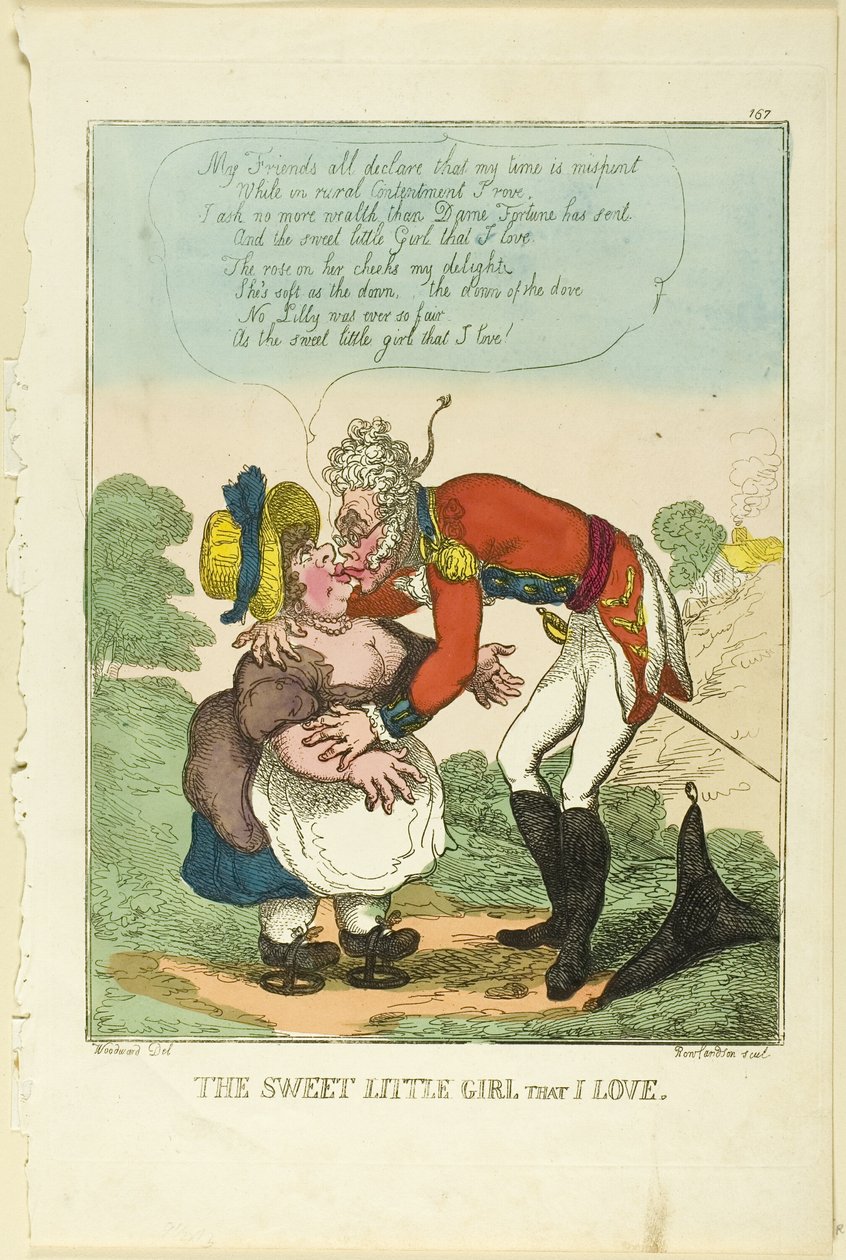 Sladká holčička, kterou miluji od Thomas Rowlandson