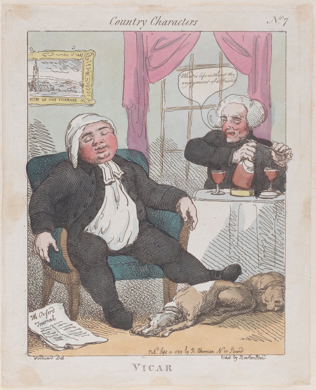 Vikář, 10. září 1799., 10. září 1799. od Thomas Rowlandson