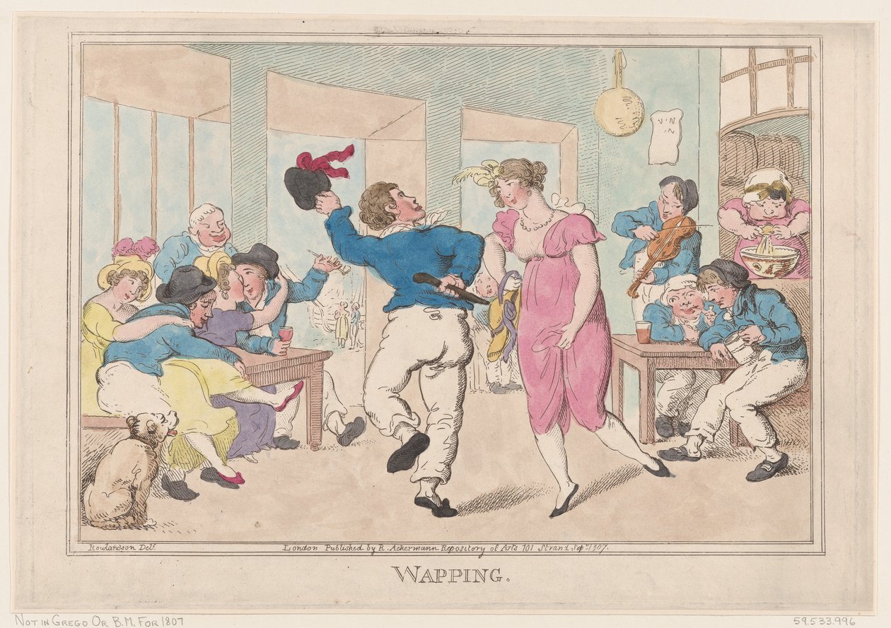 Wapping, září 1807, září 1807. od Thomas Rowlandson