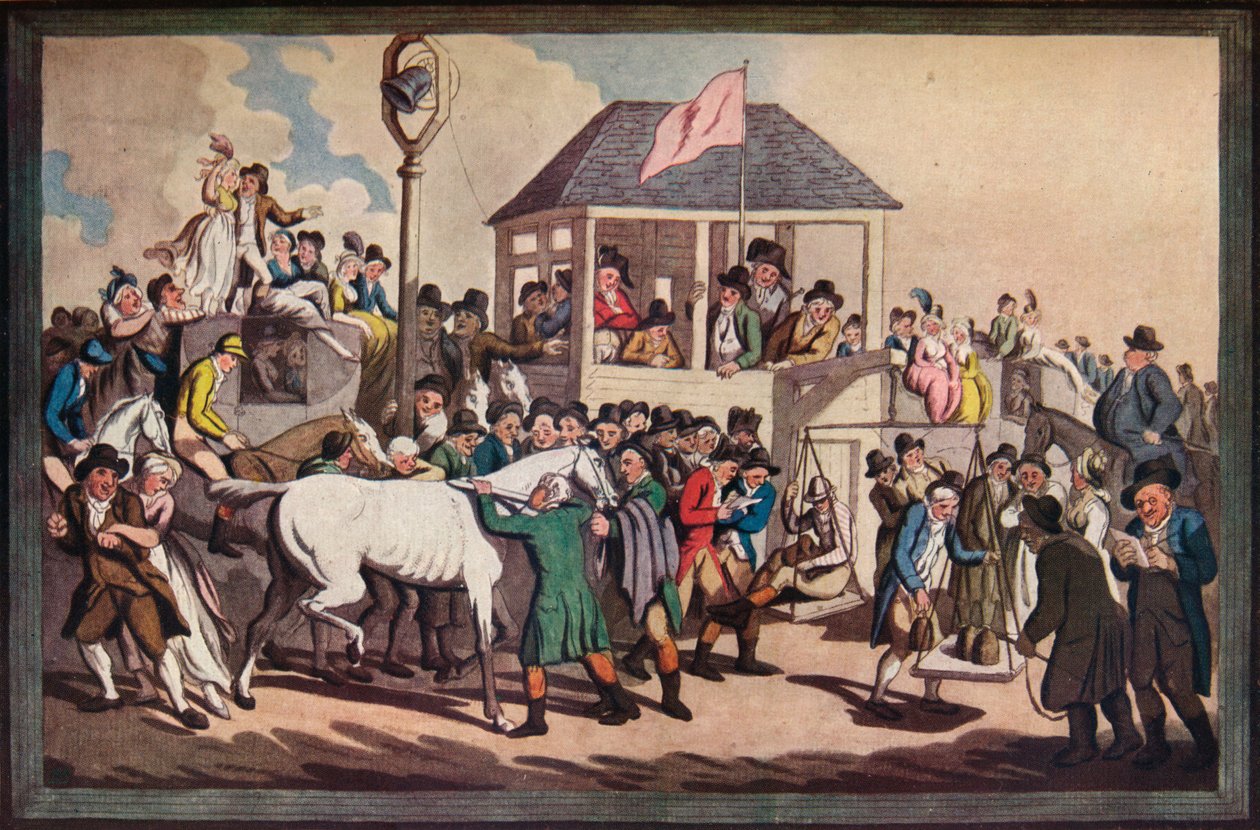 Vážení, c1789 od Thomas Rowlandson