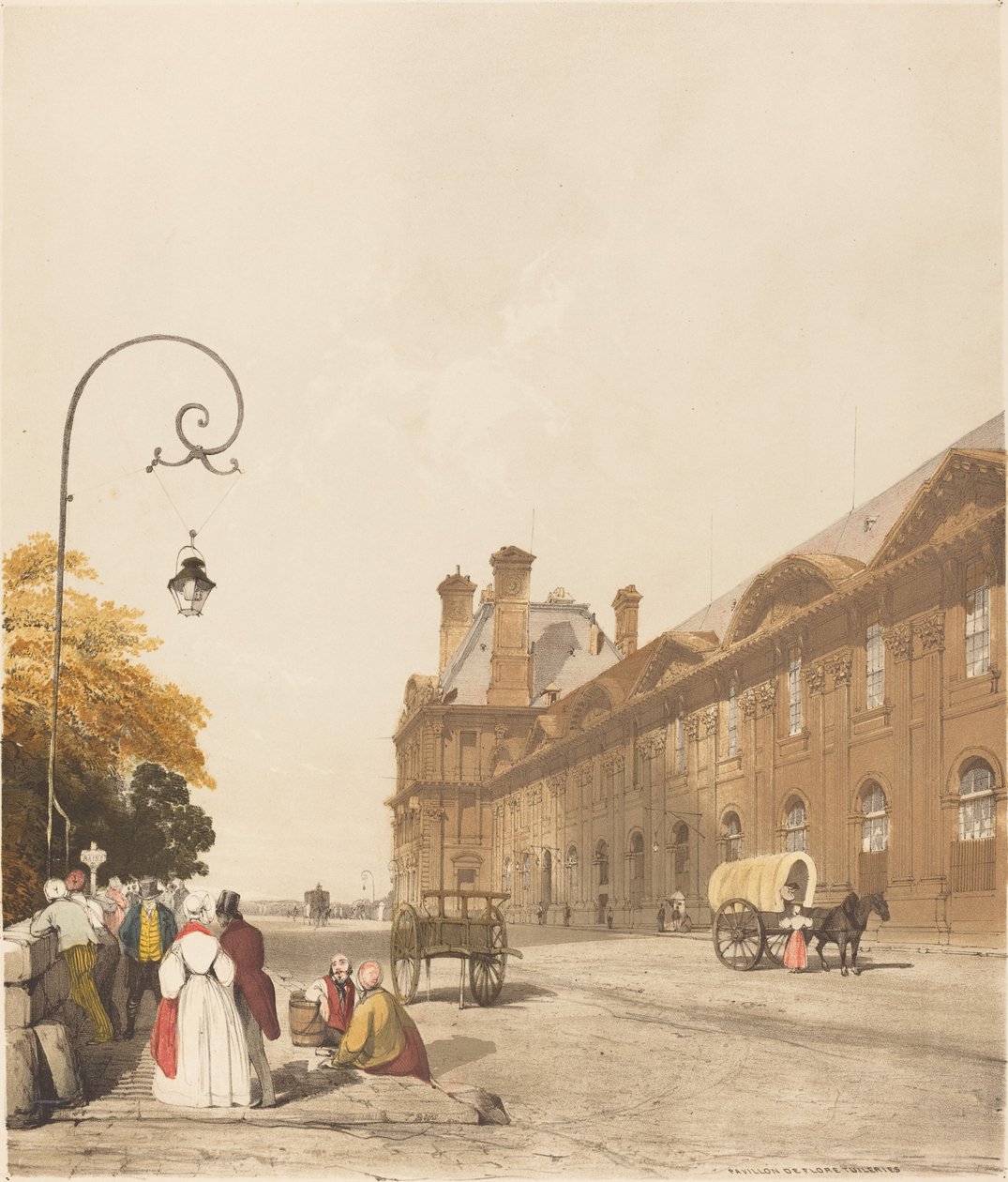 Pavilon Flora, Tuileries od Thomas Shotter Boys