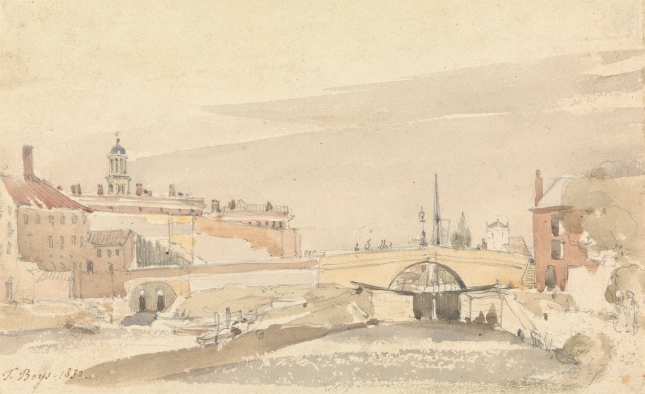 Castle Mills Bridge, York od Thomas Shotter Boys