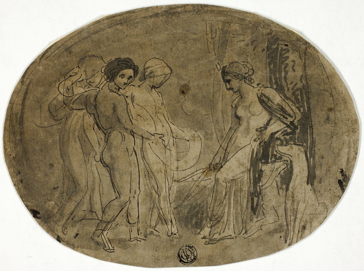 Diana a její doprovod od Thomas Stothard