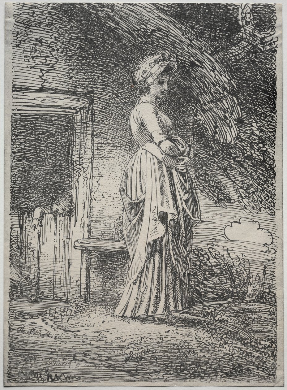 Vzorky polyautografie: Ztracené jablko od Thomas Stothard