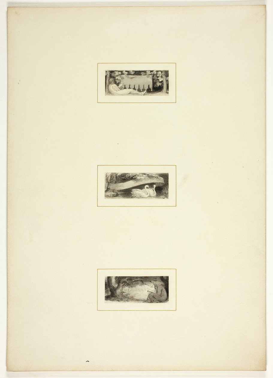 Studie na talíř od Telemacha od Thomas Stothard